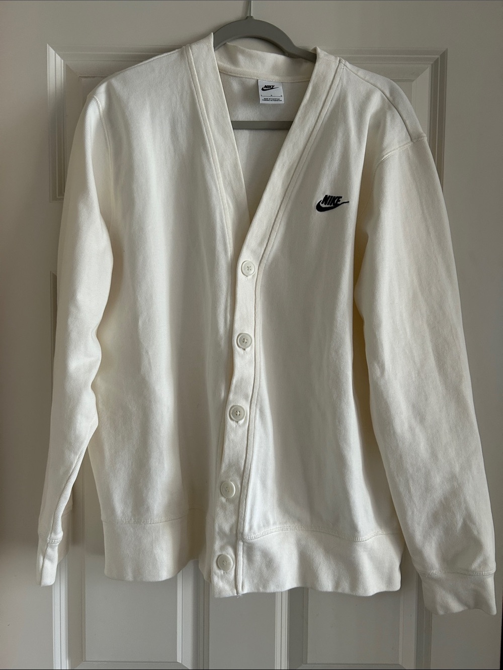 Nike Club knit fairway cardigan L